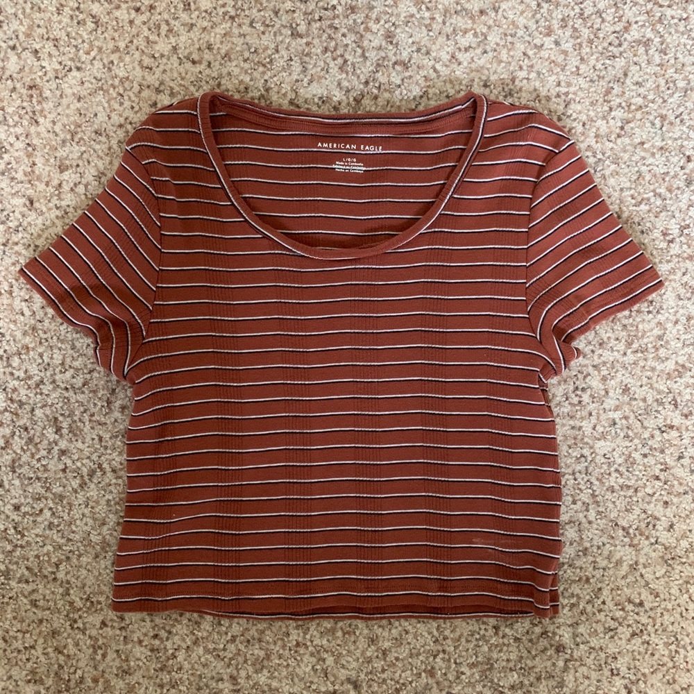 Striped American Eagle Shirt